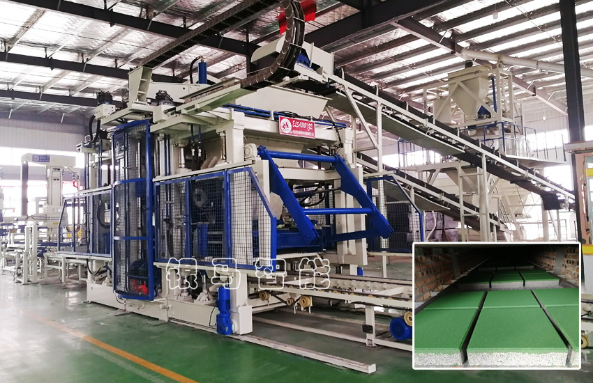 水泥磚全自動(dòng)磚機(jī)：常用皮帶傳輸機(jī)，你不知道的噪音來源！